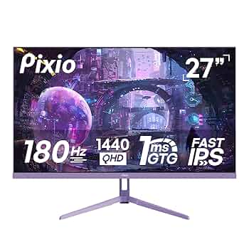 その他 Pixio PX278 WAVE Black Pixio PX278 Wave Gaming Monitor | 27 inch 1440p 180Hz 1ms